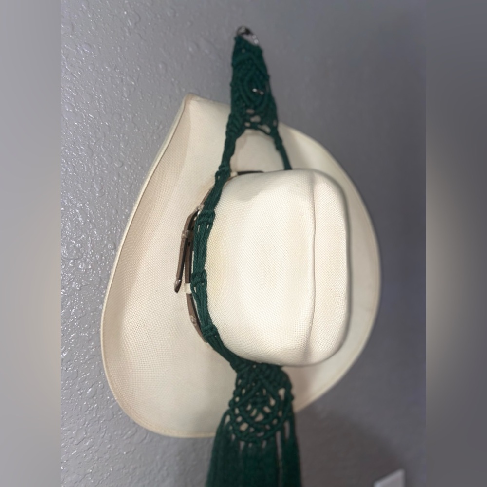 HANDMADE MACRAME HAT HANGER!! - Picture 3 of 12